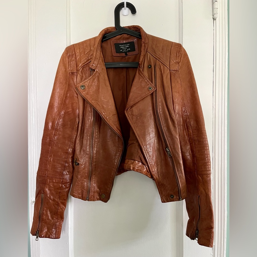 Lehrer jacket from Zara, brown, size S